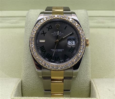 rolex datjust 10 diamonds|rolex datejust 41mm diamond bezel.